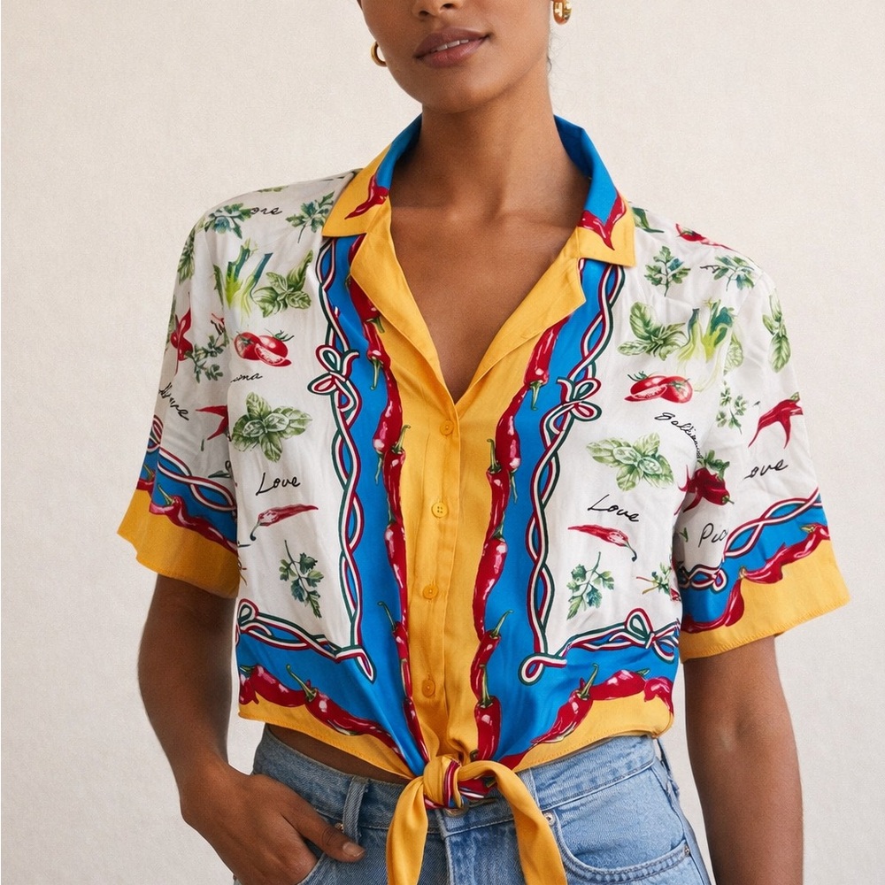 NWOT: Rachel Zoe Italian Summer Pattern 🌶️